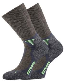 2 Paar TippTexx 24 Wandersocken Trekkingsocken mit Wolle vom Merinoschaf